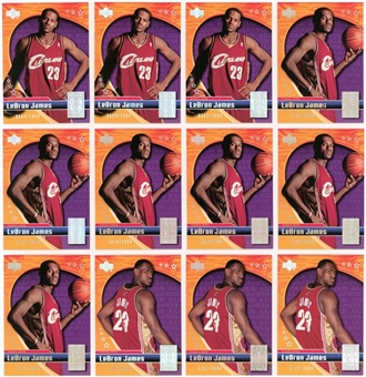 2004/05 Upper Deck All-Star Game LeBron James Collection (12)